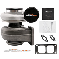 Turbocharger Universal S400SX4 Turbo 74.5mm/107mm 95.7/88.1mm 84.7Trim T6 Twin Scroll hingga 500-1050HP untuk Mesin Mobil 4.0L-6.0L