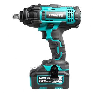 DIY Store Hot Selling 18v 20V Power <b>Tool</b> Cordless Impact Wrench Driver Pistola De Impacto 1/2 Wireless Impact Wrench - Product Image 1