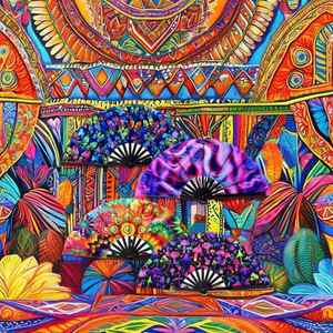 Ventilador Plegable Ecológico 2023 de Gran Venta, con Logotipo Personalizado Impreso, de Bambú, con Protección UV, Técnica de Pintura, Ideal para Eventos. - Product Image 4