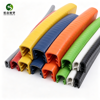 Bande de finition en caoutchouc PVC en forme de U, multicolore, flexible, pour joint de soudure à pince, pour automobile et bordure d'armoires