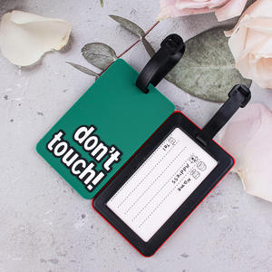 Etiquetas de Equipaje Creativas con Diseño de Letras, Lindas y Modernas, de PVC Resistente al Agua, Ecológicas y Portátiles - Product Image 5