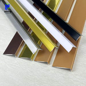 Cao cấp nhôm gạch trang trí dải 90 ° chuyển tiếp hồ sơ trong nhà tường/sàn trang trí với góc bảo vệ để sử dụng nhà - Product Image 3