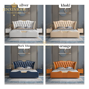 Letto contenitore di lusso in pelle, moderno, 1,8 m, matrimoniale, imbottito, per camera da letto, misure <span class=keywords><strong>King</strong></span>/Queen - Product Image 2