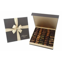 Individuelles Logo Buchförmige Papier-Geschenkbox Umweltfreundlich Recycelbar Ramadan-Geschenkbox für Schokolade mit Magnetverschluss und Heißprägung
