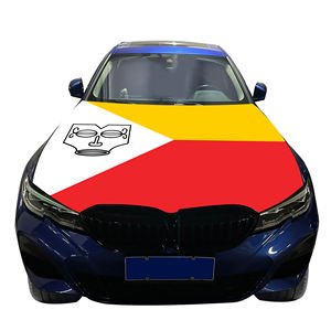 Cubierta de capó de coche de las Islas Marquesas bandera cubierta de motor de coche bandera al por mayor cubierta de capó de motor de coche duradera y resistente al desgaste personalizada - Product Image 5