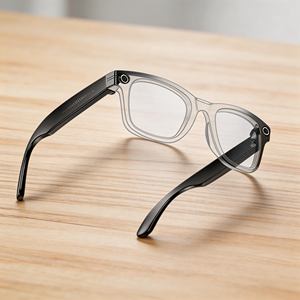 Lunettes intelligentes W610 avec caméra HD 8MP, transfert Wi-Fi, traducteur IA, enregistrement vidéo, double microphone, étanches IP65, légères (35g) - Product Image 2