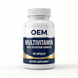 Cápsulas Multivitamínicas OEM ODM GMP Halal, 60 Unidades, 15 Vitaminas y Minerales Esenciales con Complejo B - Product Image 1