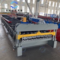 Maquinaria de producción de tejas de acero con aislamiento térmico para áreas de baja temperatura, con motor de rodamiento de conformación por rodillos totalmente automático