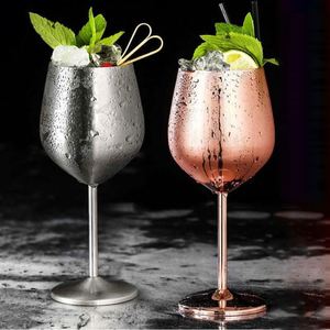 Maxfree – Verres à vin à pied en métal, gobelets à vin uniques en acier inoxydable, ensemble de verres à vin pour fêtes, bureau, mariages, anniversaires - Product Image 5