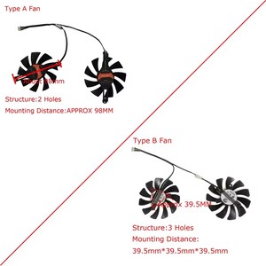 GA91S2H, refroidisseur de GPU, ventilateur de carte graphique, PLD09210S12HH, pour AFOX Radeon RX 5500 6600 <span class=keywords><strong>XT</strong></span> <span class=keywords><strong>RX5500</strong></span> RX6600 - Product Image 4