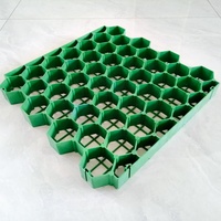 Grille de pavage pour aménagement paysager, grille alvéolée de 5 cm de hauteur pour le gazon, pour animaux dans les zoos, les fermes et l'équitation