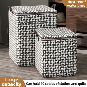 <span class=keywords><strong>Sac</strong></span> de Rangement Pliable en Tissu Non-Tissé pour Couettes, Vêtements et Couvertures - Product Image 2
