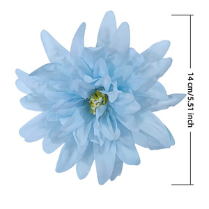 Cabeza de Flor Artificial de 14 cm, Rama Individual, Material de Pétalos, Ideal para Decoración de Paredes de Boda DIY - Product Image 2