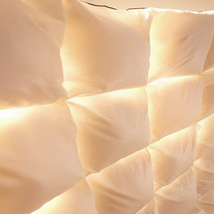 Pinch pleat mùa đông ngỗng xuống Comforter , 100% bông vải, cao cấp mùa đông Trắng khách sạn Comforter nặng Duvet chèn - Product Image 4