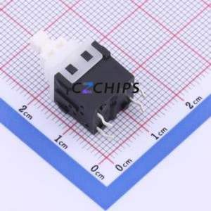 TP5124111250 Push Button Switch Through hole Component (THT) Switch Self-Locking Square Button Through Hole 10uA/100mA - Product Image 2