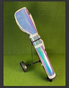Hot Selling Golf Course Supplies Aluminum Frame 3 Wheels Foldable Golf Trolley Golf Charter Car