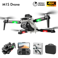 Drone RC pliable M1S à évitement d'obstacles, double caméra, batterie modulaire, photographie aérienne, quadricoptère pour commande en gros - Vente chaude