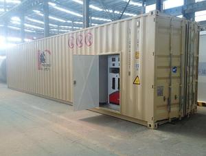 40 Voeten Mobiele Benzine Container Brandstof Station Met Niveaumeter - Product Image 5