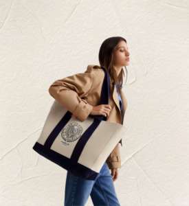 High Quality Fashion Sustainable Sublimation Canvas Monogram Fancy Women Hand <b>Tote</b> <b>Bags</b> Luxury with Custom Printed logo - Product Image 2
