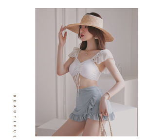 Conjunto corto <span class=keywords><strong>de</strong></span> dos piezas para mujer, conjunto <span class=keywords><strong>de</strong></span> ropa, faldas, <span class=keywords><strong>traje</strong></span> <span class=keywords><strong>de</strong></span> <span class=keywords><strong>baño</strong></span>, <span class=keywords><strong>traje</strong></span> <span class=keywords><strong>de</strong></span> <span class=keywords><strong>baño</strong></span> Sexy Vintage personalizado para niñas - Product Image 5