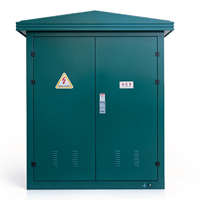 Poste de transformation compact modulaire YBM-12 12kV/0.4kV pour distribution d'énergie extérieure – Ensemble complet de poste de transformation de type coffret