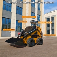 Minipala Compatta Diretta dalla Fabbrica con Motore Bicilindrico da 17.6KW con Certificazione EPA Euro 5 per Agricoltura e Edilizia