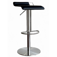 Tabouret de bar ergonomique incurvé avec dossier, chaise rembourrée pour comptoir de bar, îlot de cuisine, café