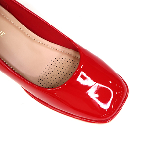 2023 OEM ODM nouveau Design slip-on <span class=keywords><strong>bout</strong></span> <span class=keywords><strong>carré</strong></span> robe chaussures femmes chaussures bloc talons hauts robe dames chaussures pompes pour femmes - Product Image 6