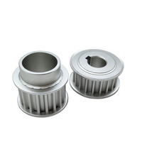 Poulie de distribution légère en aluminium avec gorge pour systèmes de transmission
