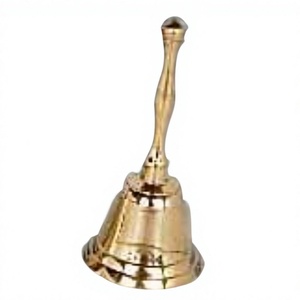 Campanas de Metal Artesanales, Campanas Decorativas de Latón con Acabado Dorado, Diseños Personalizables, Campanas de Lujo para Regalos de Boda y Festividades - Product Image 1
