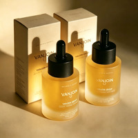Flacon compte-gouttes en verre épais de qualité supérieure, 30 ml, 50 ml, flacon cosmétique givré avec compte-gouttes mat pour huile essentielle, sérum facial, soin de la peau