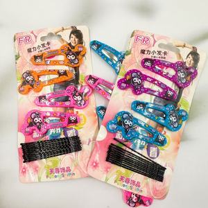 Barrettes à cheveux pour enfants à motifs de dessins animés, ensemble d'épingles à cheveux à motifs de dessins animés, barrettes pour enfants, articles de vendeur ambulant à un yuan. - Product Image 2
