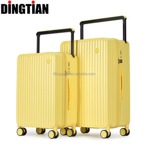 Ensemble de bagages unisexe en matériau pur PC, couleurs macaron, design fonctionnel personnalisable, <span class=keywords><strong>valise</strong></span> <span class=keywords><strong>cabine</strong></span> de voyage en plein air - Product Image 4