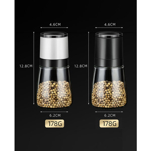 Molinillo Manual <span class=keywords><strong>de</strong></span> <span class=keywords><strong>pimienta</strong></span> y sal para Chef profesional, con cuchillas <span class=keywords><strong>de</strong></span> cerámica y sin depósito ajustable, el mejor Molino <span class=keywords><strong>de</strong></span> especias - Product Image 6