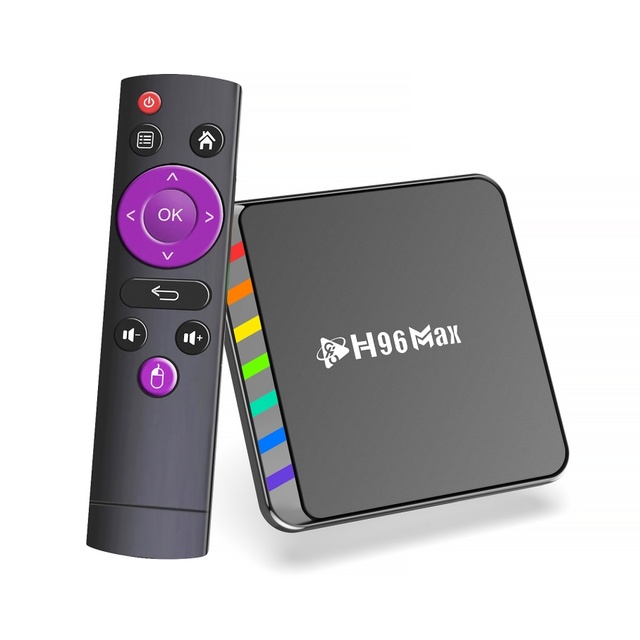 Best Smart TV Box H96 MAX W2 Android 11Amlogic S905W2 Dual Wifi 100M BT5.0 TVBOX 4K Media Player ODM/OEM