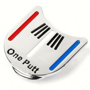 เครื่องมือเล็งการจัดตำแหน่งกอล์ฟแบบมีที่หนีบหมวกแม่เหล็กและโลโก้บอลแบบกำหนดเองสำหรับกีฬากอล์ฟ - Product Image 2