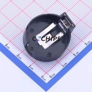 BS-24-A1AJ008 Button & Strip Battery Connector Through hole Component THT Connector Battery Holder CR2477 Phosphor Bronze Nickel - Product Image 1