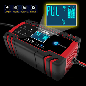 B2c E-Commerce Auto Accu Oplader 12/24V 8a Touchscreen Puls Reparatie Lcd Accu Oplader Voor Auto Motorfiets - Product Image 3