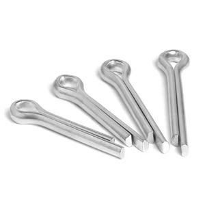 Chốt chia thép không phủ sáng bóng tiêu chuẩn nhà máy <span class=keywords><strong>DIN94</strong></span> GB/T91, chốt lò xo chất lượng cao - Product Image 4