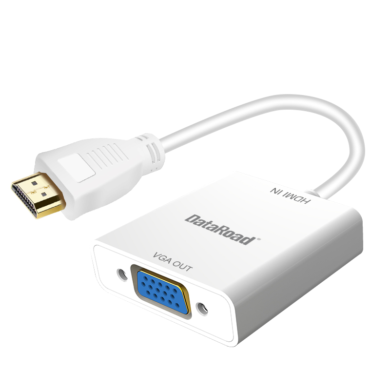 Gold-Plated 1080P Active HDTV to VGA Adapter HDTV to VGA Male to Female Adapter Video Cable Converter