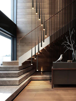 CBMMart Escalier intérieur fantaisie avec matériel personnalisé pour Villa Appartement Maison