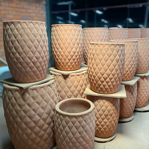 Pot de fleurs moderne écologique en céramique émaillée avec support Style nordique Poterie décorative extérieure directe d'usine en vrac pour usage domestique - Product Image 5