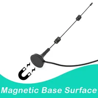 2.4G/5G Base magnétique 12dBi antenne externe intérieure avec connecteur RP-SMA pour antenne modem routeur Wifi GR174 câble de 3 mètres