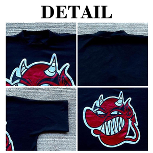 High Quality Boxy Streetwear Solid Pattern Heavyweight 100% Cotton Custom Logo Men's Regular Fit Eco-Friendly Breathable T-Shirt - Product Image 6