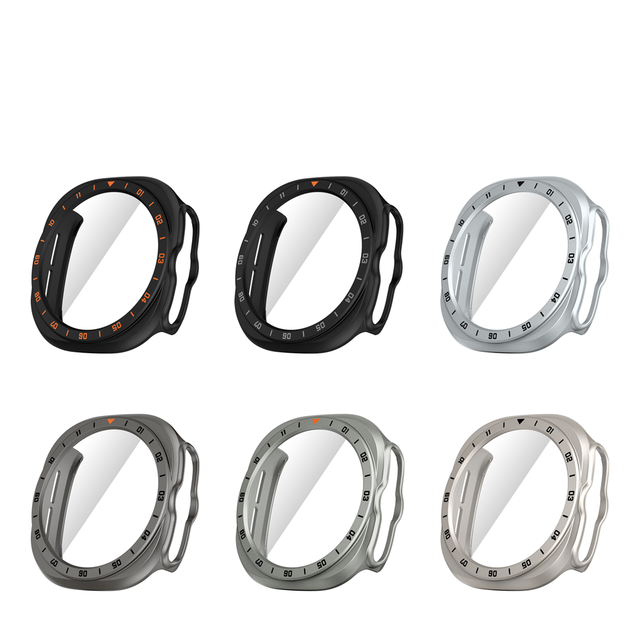 Hard Screen Watch Cover for Watch9 Ultra2 Bezel Scale Protective Case for samsung Watch9 Ultra2 Full Coverage Scale Watch Case