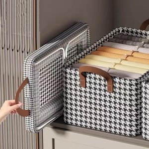 Wholesale <b>Foldable</b> Storage <b>Box</b> Clothing Jeans Bras Underwear Baby Clothes Organizer Closet Wardrobe Bathroom Container - Product Image 2