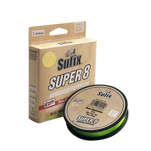 สายเอ็นตกปลาถัก Sufix Super 8 PE Line 150m สีเขียวสะท้อนแสง รุ่น Advanced Superline สำหรับสายหลัก - Product Image 1
