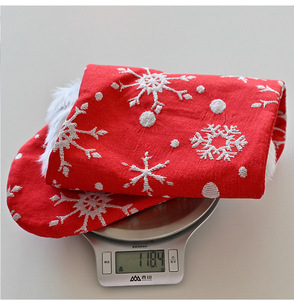 Chaussette de Noël 2026 – Sac cadeau écologique pour bonbons, chaussettes à carreaux de Noël, décoration de Noël pour la maison et le sapin du Nouvel An - Product Image 6