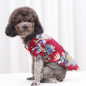 Camiseta para Mascotas, Transpirable, Verano, Disfraz Hawaiano para Perro o Gato, Diseño Floral, Playera para Playa, para Razas Pequeñas a Grandes - Product Image 3