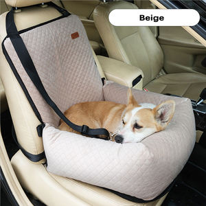 Reise-Autositz für mittelgroße bis große Hunde, erhöhtes Hundebett aus Baumwolle, Schalensitz mit festem Muster für Tierbesitzer - Product Image 6